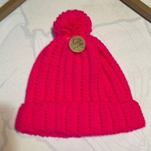 Hot pink handmade winter hat.
Fits: 18” - 20” head circumference